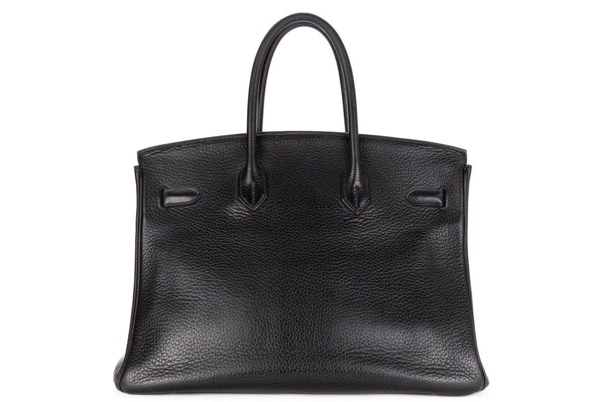 Hermès Birkin 35 Noir Clemence Gold Hardware - view 3
