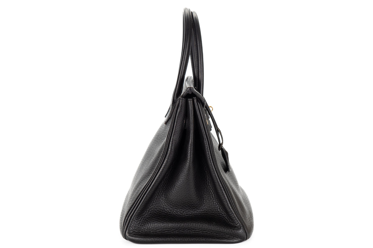 Hermès Birkin 35 Noir Clemence Gold Hardware - view 5