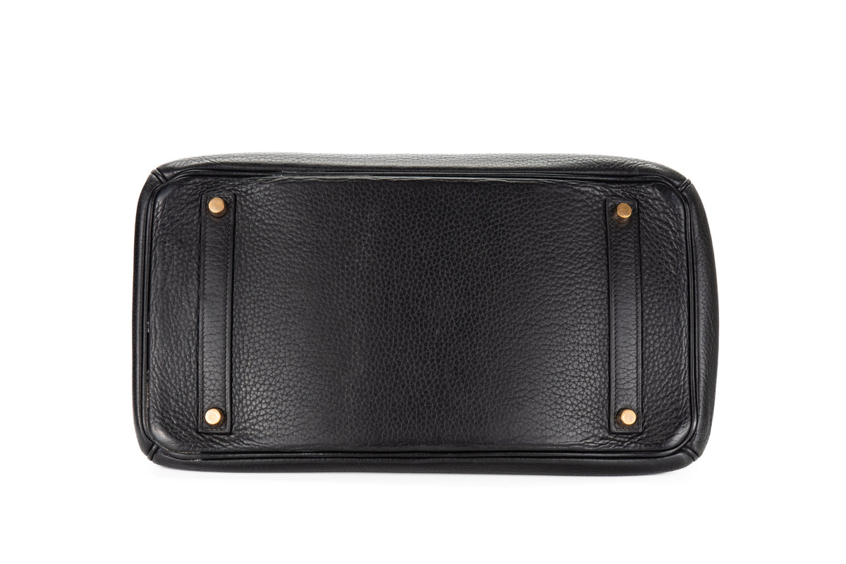 Hermès Birkin 35 Noir Clemence Gold Hardware - view 6