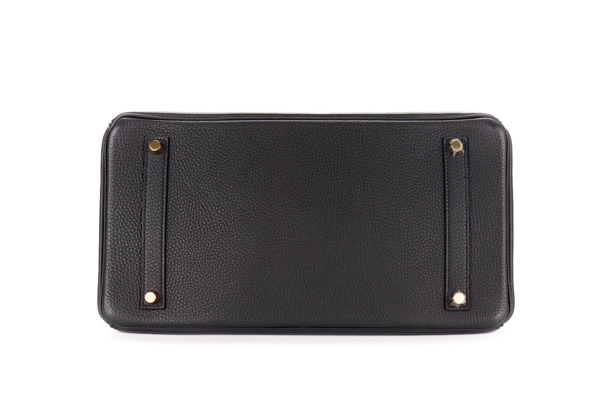 Hermès Birkin 35 Noir Clemence Gold Hardware - view 6