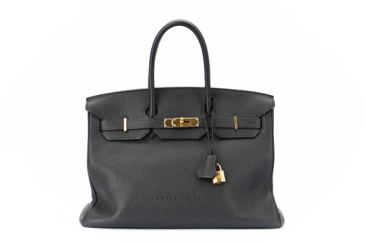 Hermès Birkin 35 Noir Togo Gold Hardware - view 1