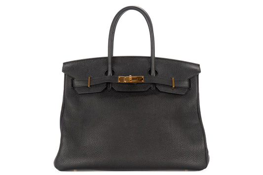 Hermès Birkin 35 Noir Togo Gold Hardware - view 1