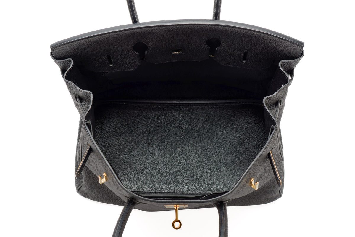Hermès Birkin 35 Noir Togo Gold Hardware - view 11