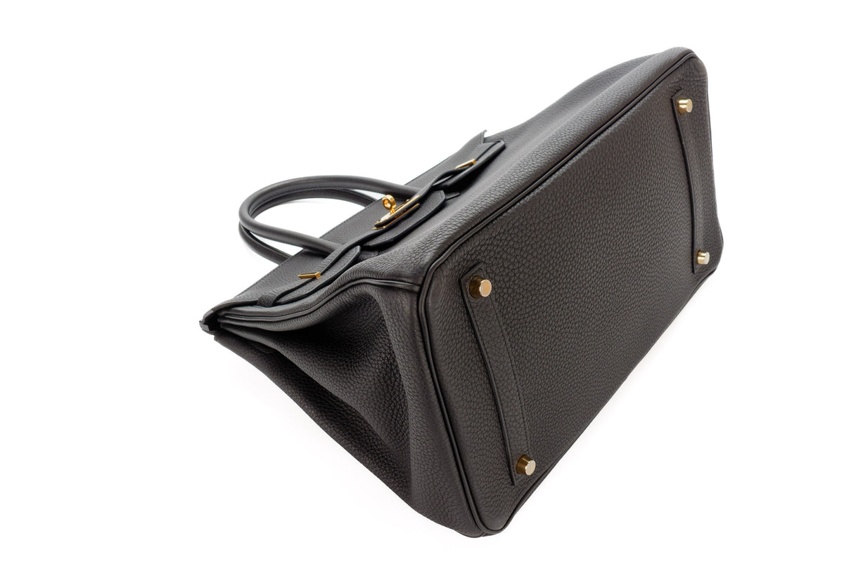 Hermès Birkin 35 Noir Togo Gold Hardware - view 12