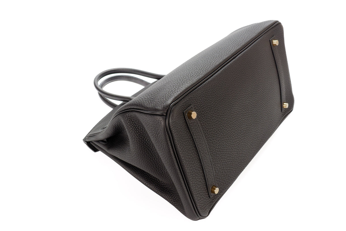 Hermès Birkin 35 Noir Togo Gold Hardware - view 14