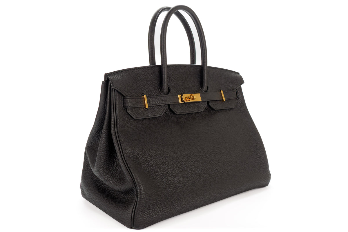 Hermès Birkin 35 Noir Togo Gold Hardware - view 2