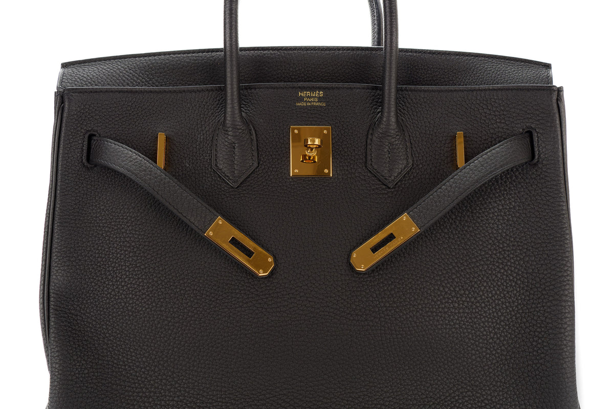 Hermès Birkin 35 Noir Togo Gold Hardware - view 9