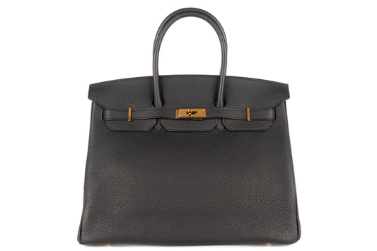 Hermès Birkin 35 Noir Togo Gold Hardware - view 1