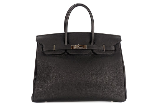 Hermès Birkin 35 Noir Togo Palladium Hardware - view 1