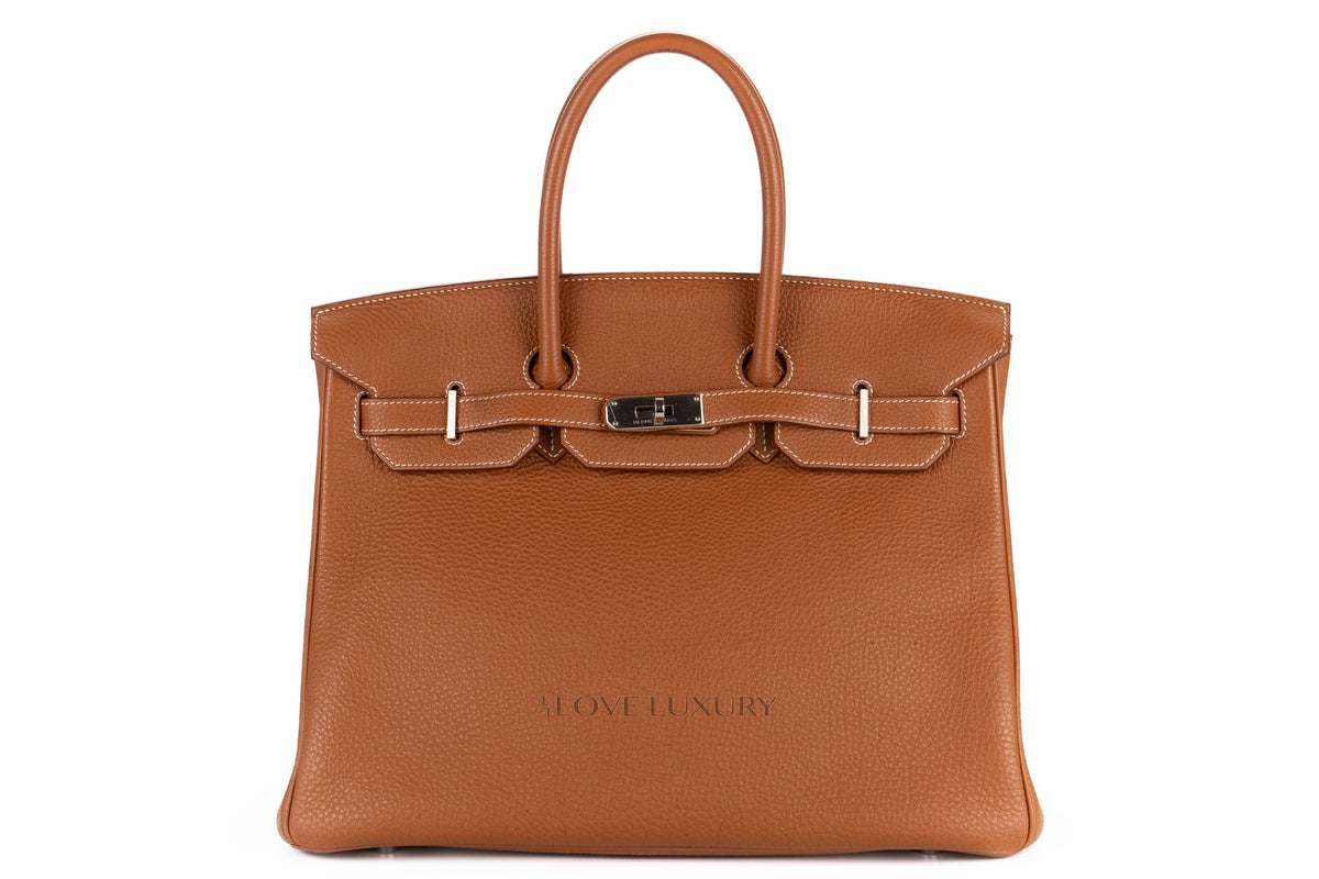 Hermès Birkin 35 Gold Togo Palladium Hardware - view 1