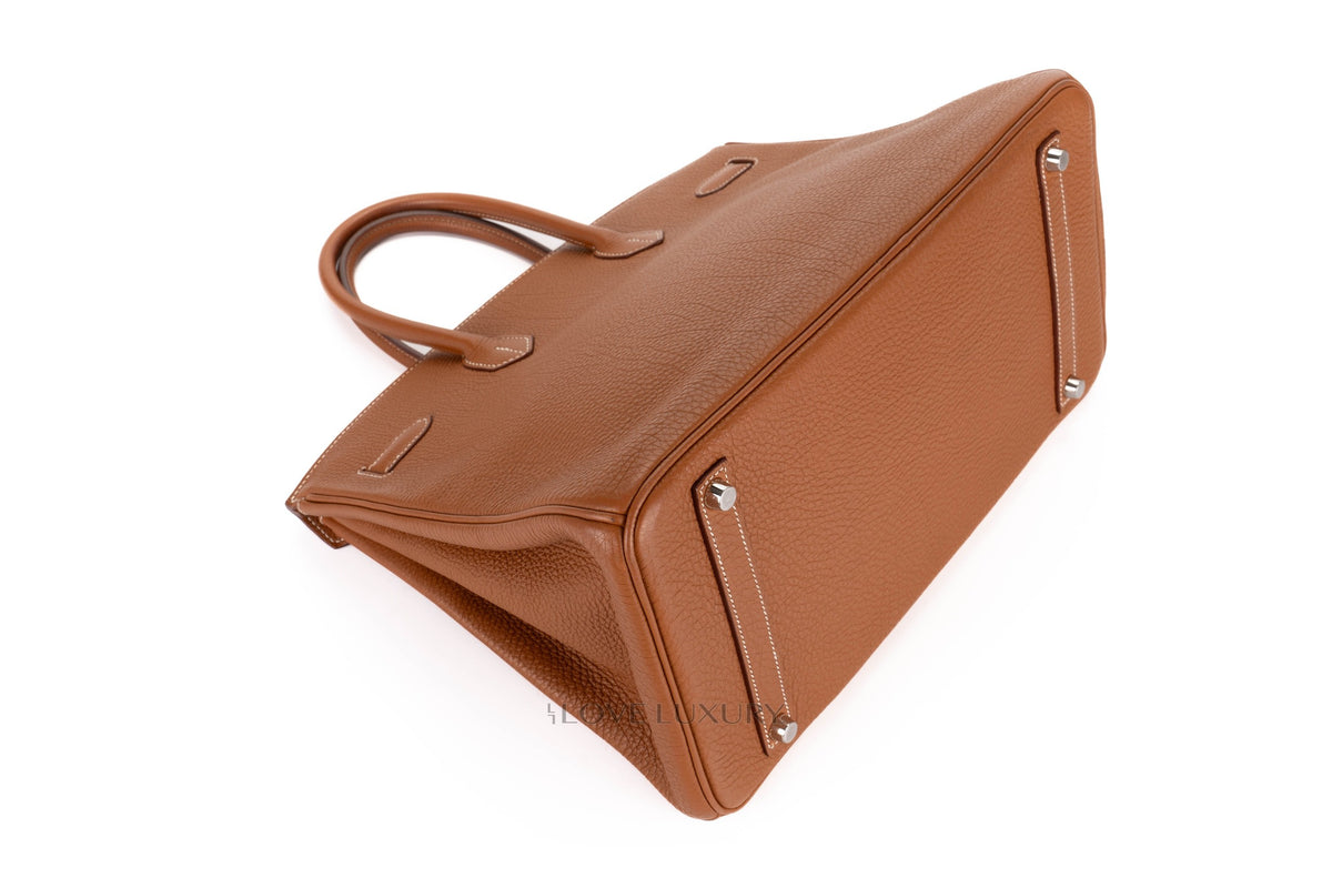 Hermès Birkin 35 Gold Togo Palladium Hardware - view 11