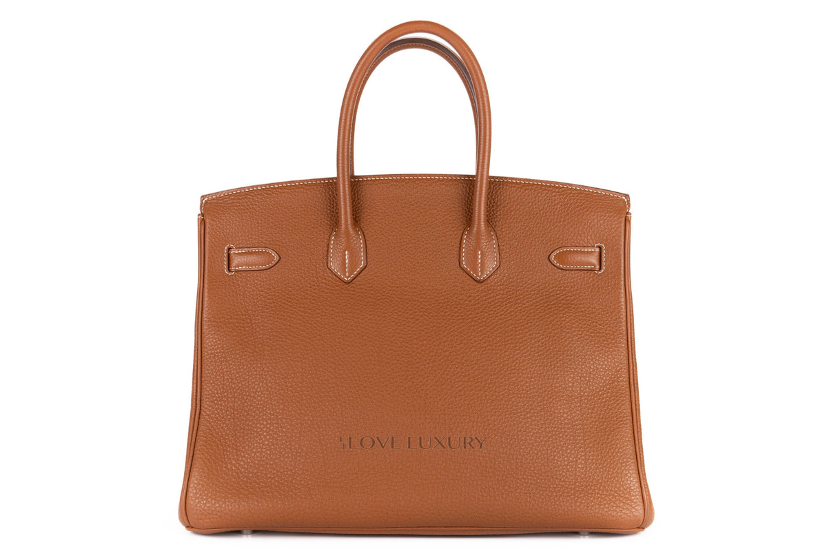 Hermès Birkin 35 Gold Togo Palladium Hardware - view 3