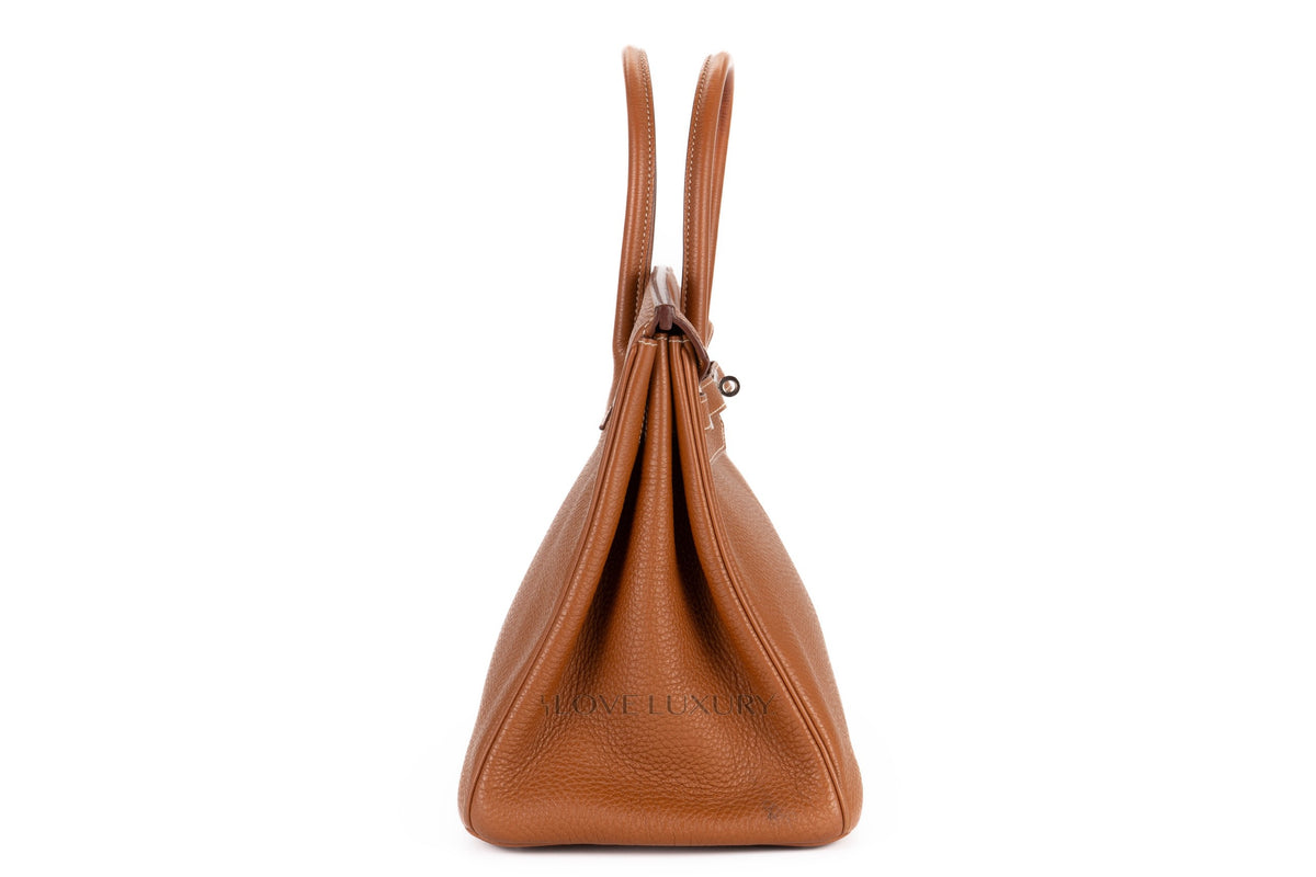 Hermès Birkin 35 Gold Togo Palladium Hardware - view 5