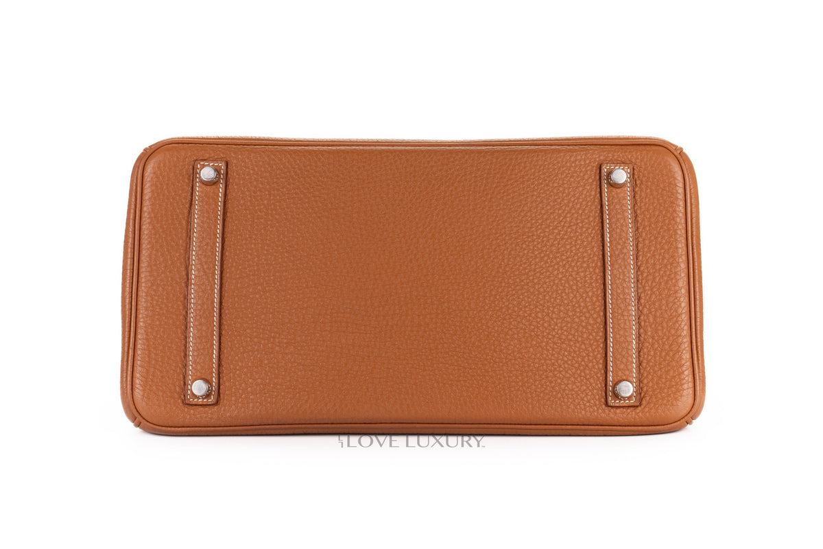 Hermès Birkin 35 Gold Togo Palladium Hardware - view 6