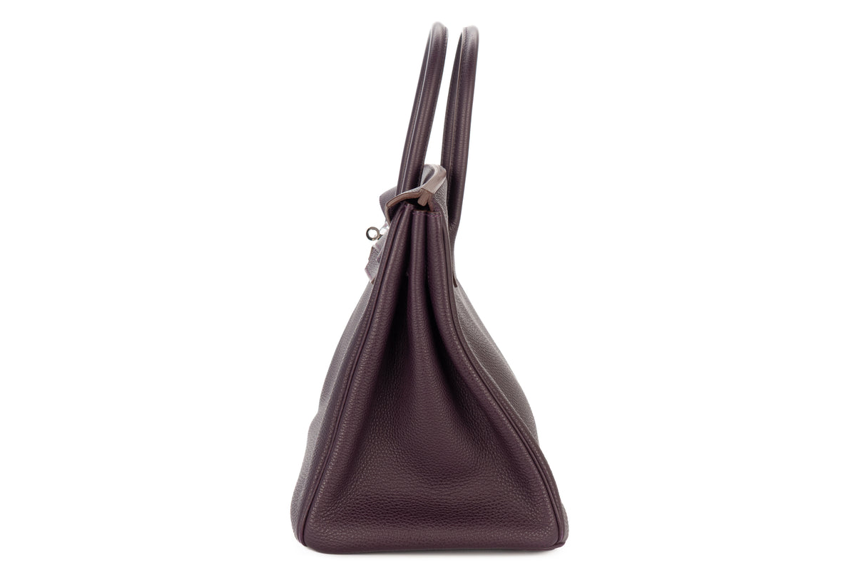 Hermès Birkin 35 Raisin Togo Palladium Hardware - view 4