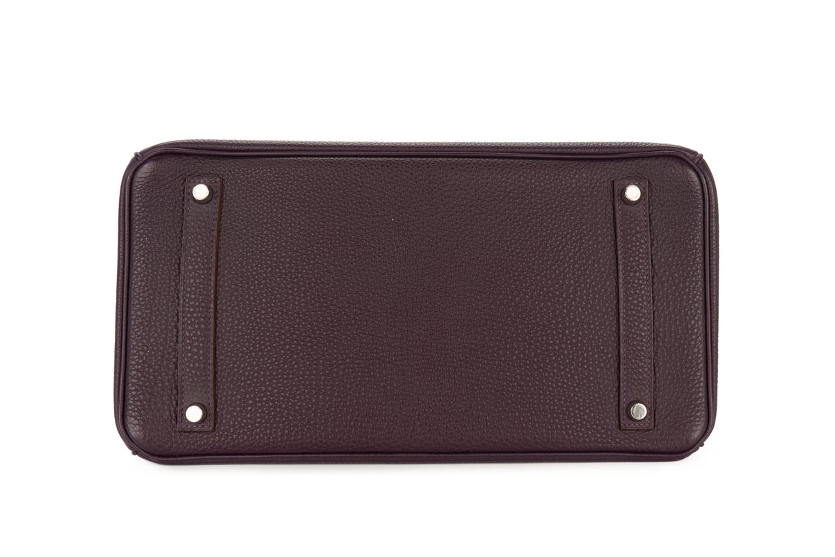 Hermès Birkin 35 Raisin Togo Palladium Hardware - view 6