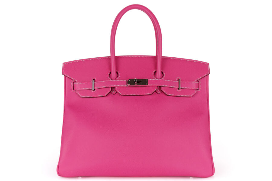 Hermès Birkin 35 – Rose Tyrien with Palladium Hardware - Zeuskicks