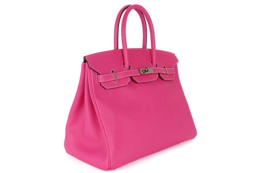Hermès Birkin 35 – Rose Tyrien with Palladium Hardware - Zeuskicks
