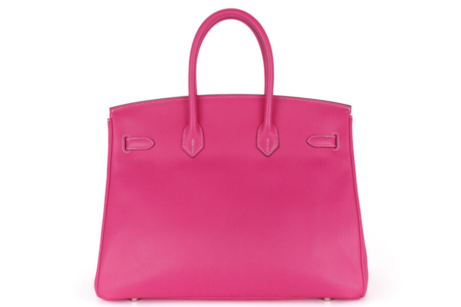 Hermès Birkin 35 – Rose Tyrien with Palladium Hardware - Zeuskicks