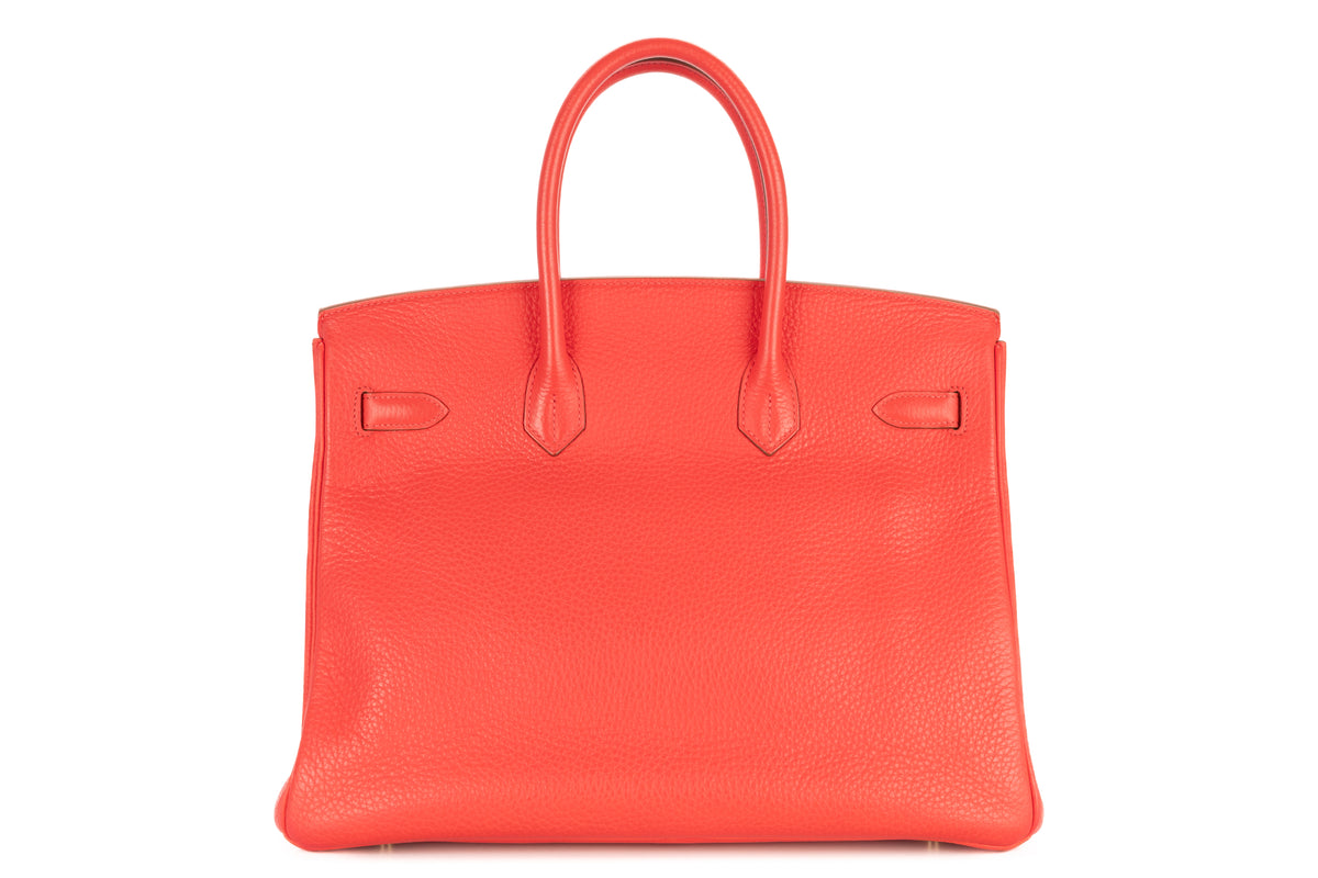 Hermès Birkin 35 Rose Jaipur Clemence Gold Hardware - view 3