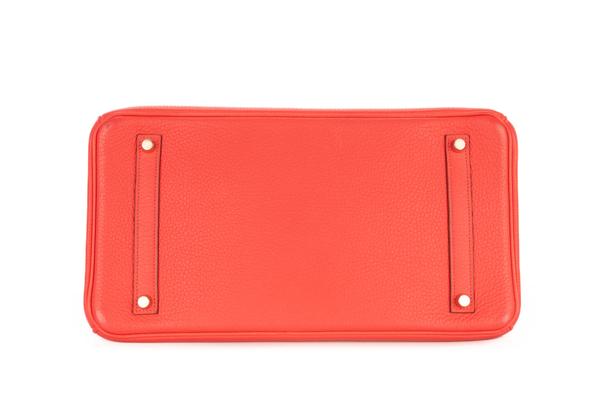 Hermès Birkin 35 Rose Jaipur Clemence Gold Hardware - view 6