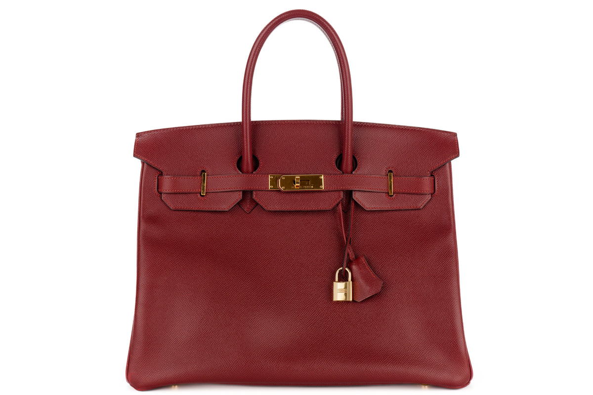 Hermès Birkin 35 Rouge H Courchevel Gold Hardware - view 1