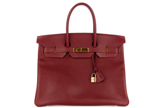 Hermès Birkin 35 Rouge H Courchevel Gold Hardware - view 1