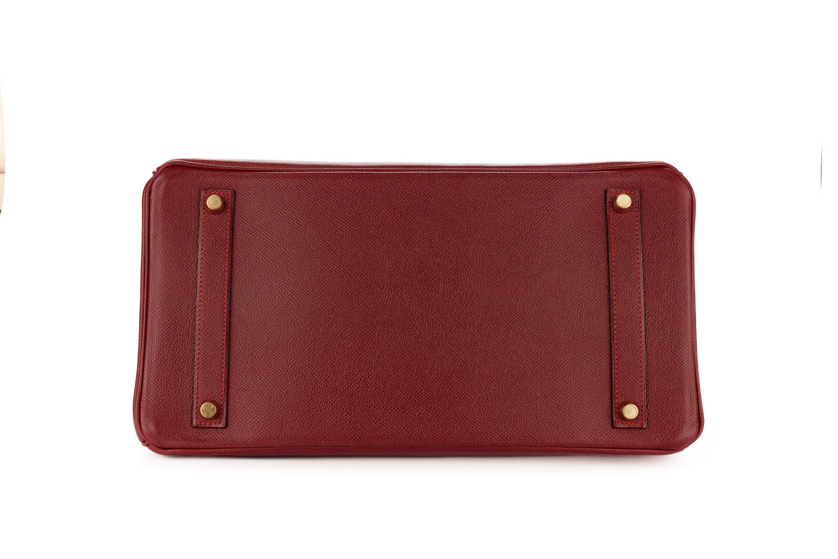 Hermès Birkin 35 Rouge H Courchevel Gold Hardware - view 6