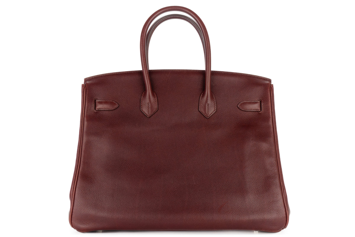 Hermès Birkin 35 Rouge Sellier Gulliver Palladium Hardware - view 3