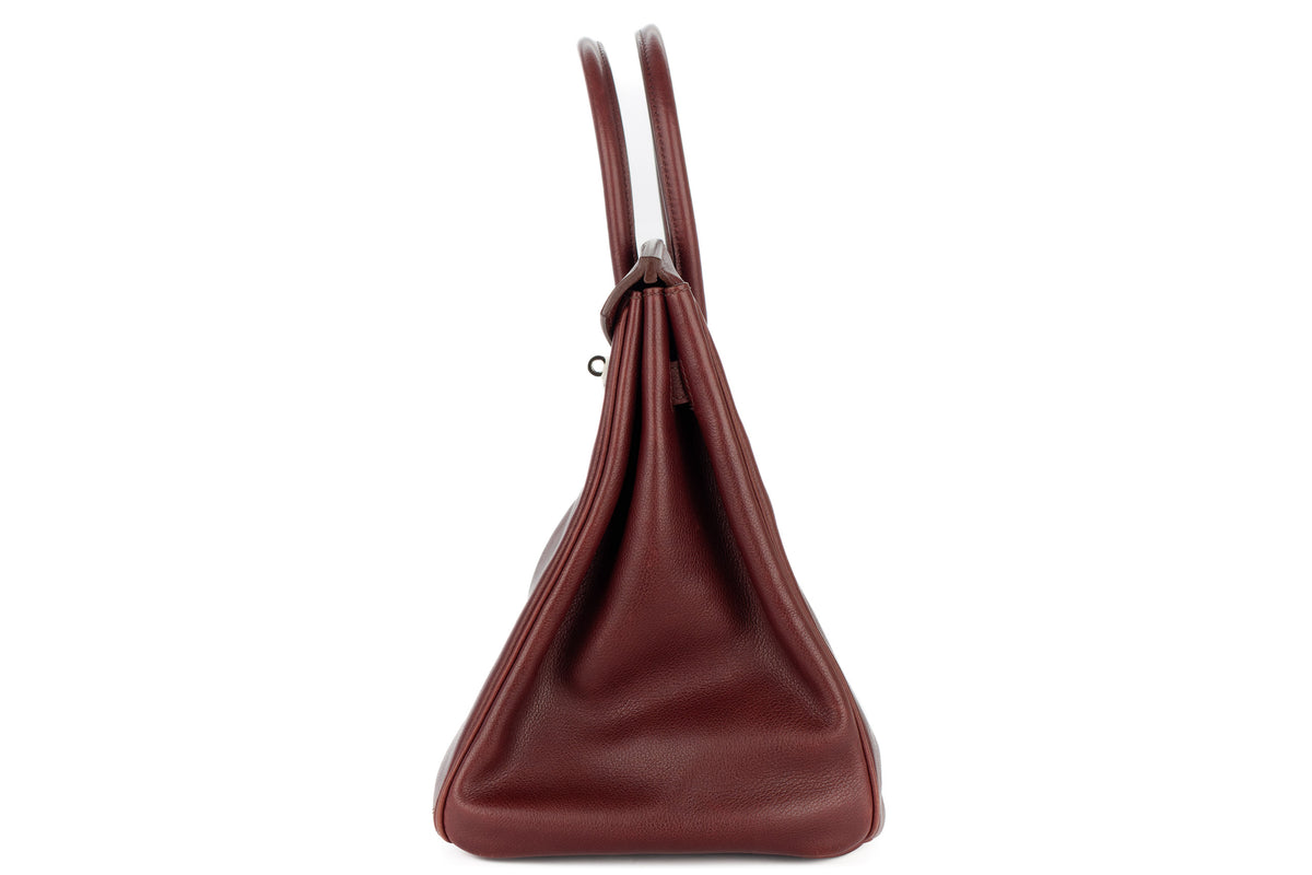 Hermès Birkin 35 Rouge Sellier Gulliver Palladium Hardware - view 4