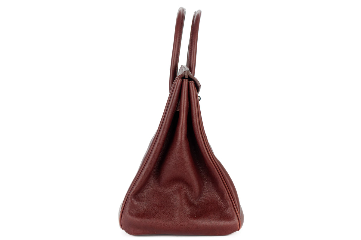 Hermès Birkin 35 Rouge Sellier Gulliver Palladium Hardware - view 5