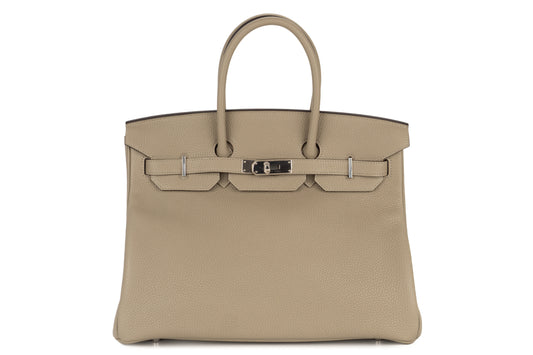 Hermès Birkin 35 Sage Togo Palladium Hardware - view 1
