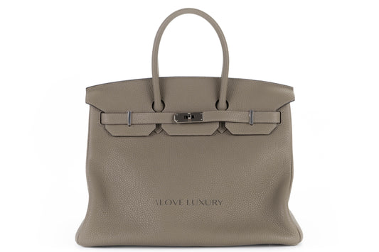 Hermès Birkin 35 Sauge Clemence Palladium Hardware - view 1