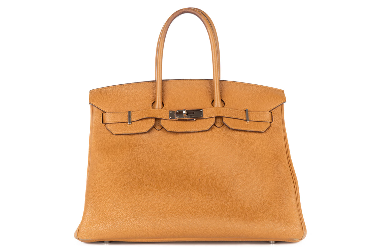 Hermès Birkin 35 Sesame Togo Palladium Hardware - view 1