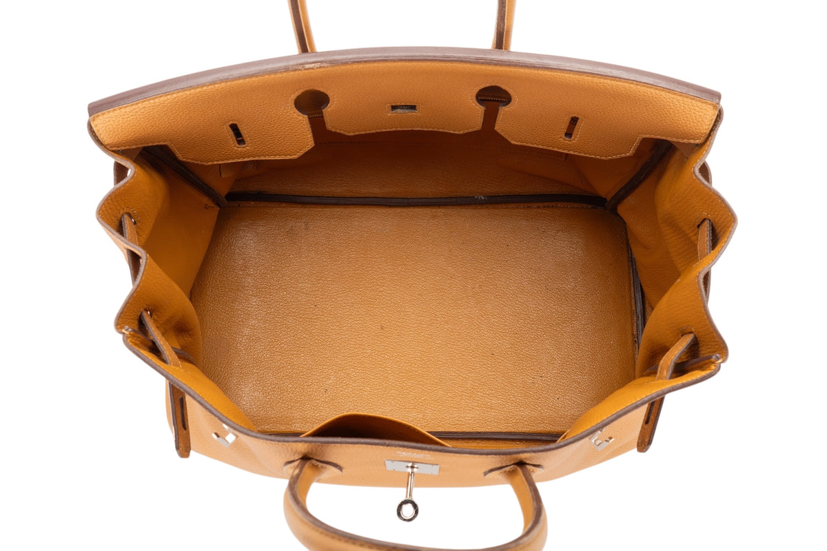 Hermès Birkin 35 Sesame Togo Palladium Hardware - view 11