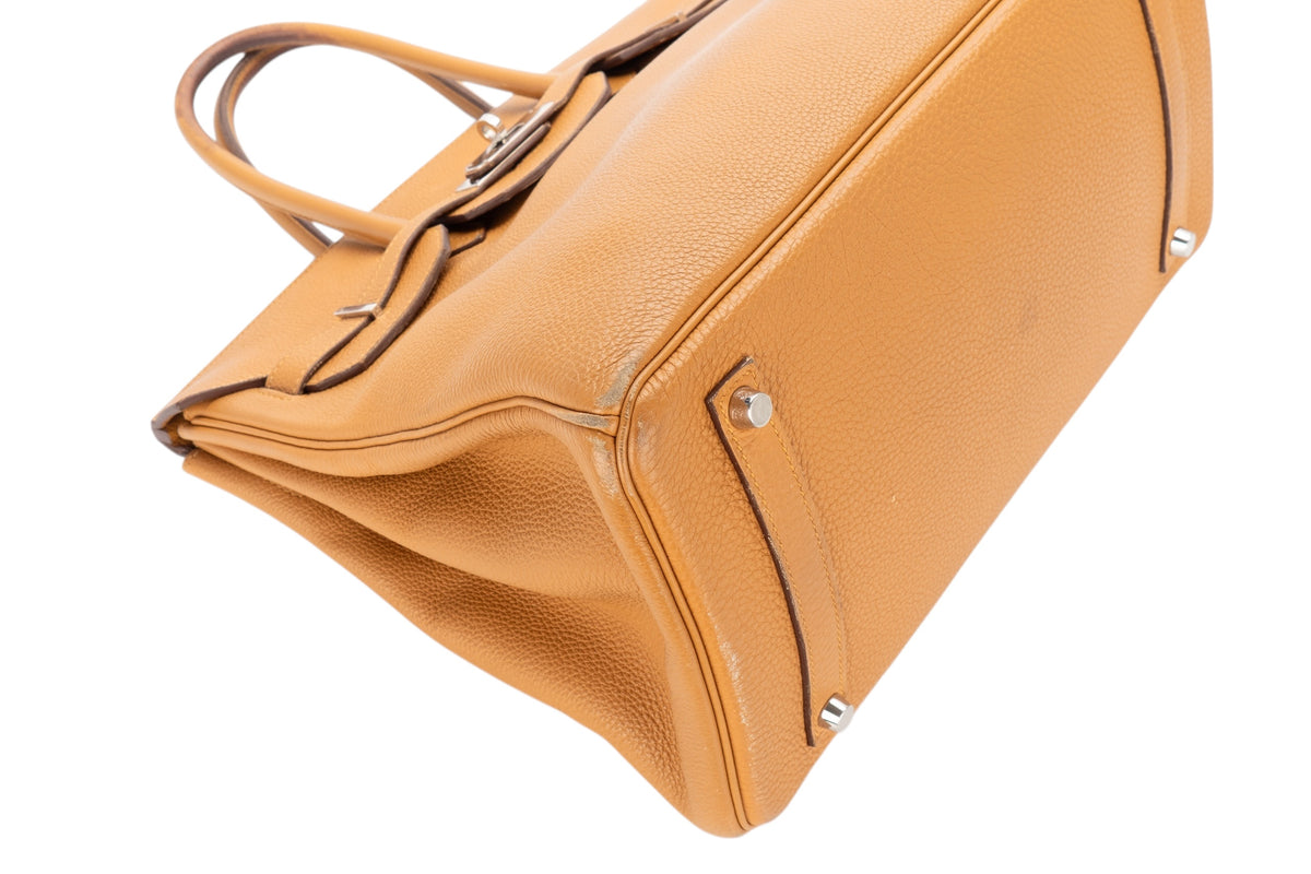Hermès Birkin 35 Sesame Togo Palladium Hardware - view 12