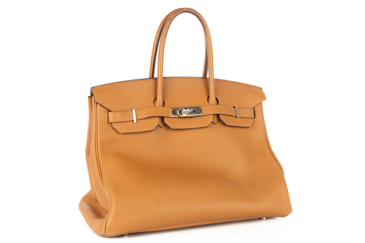 Hermès Birkin 35 Sesame Togo Palladium Hardware - view 2
