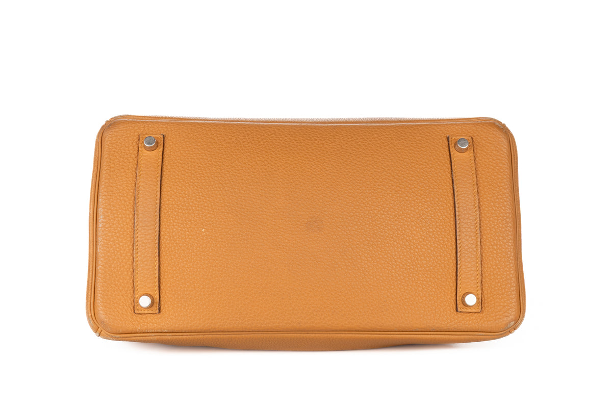 Hermès Birkin 35 Sesame Togo Palladium Hardware - view 6