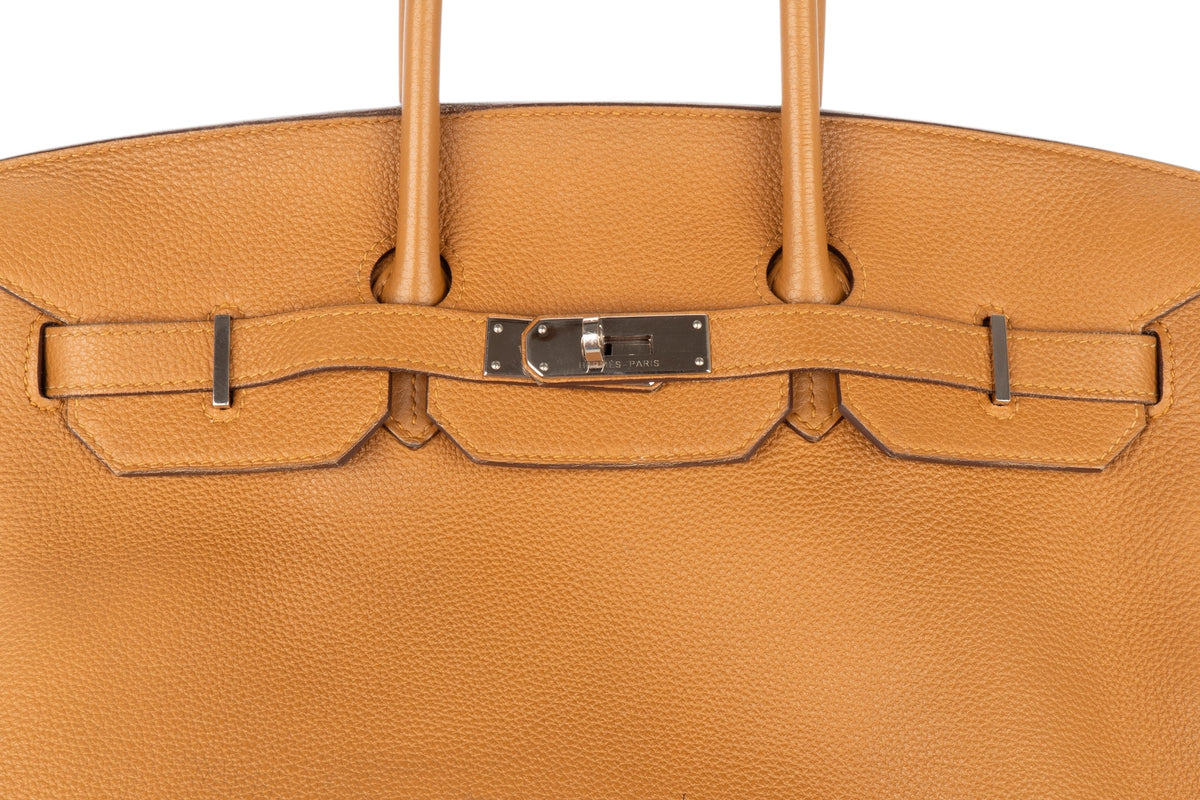 Hermès Birkin 35 Sesame Togo Palladium Hardware - view 7