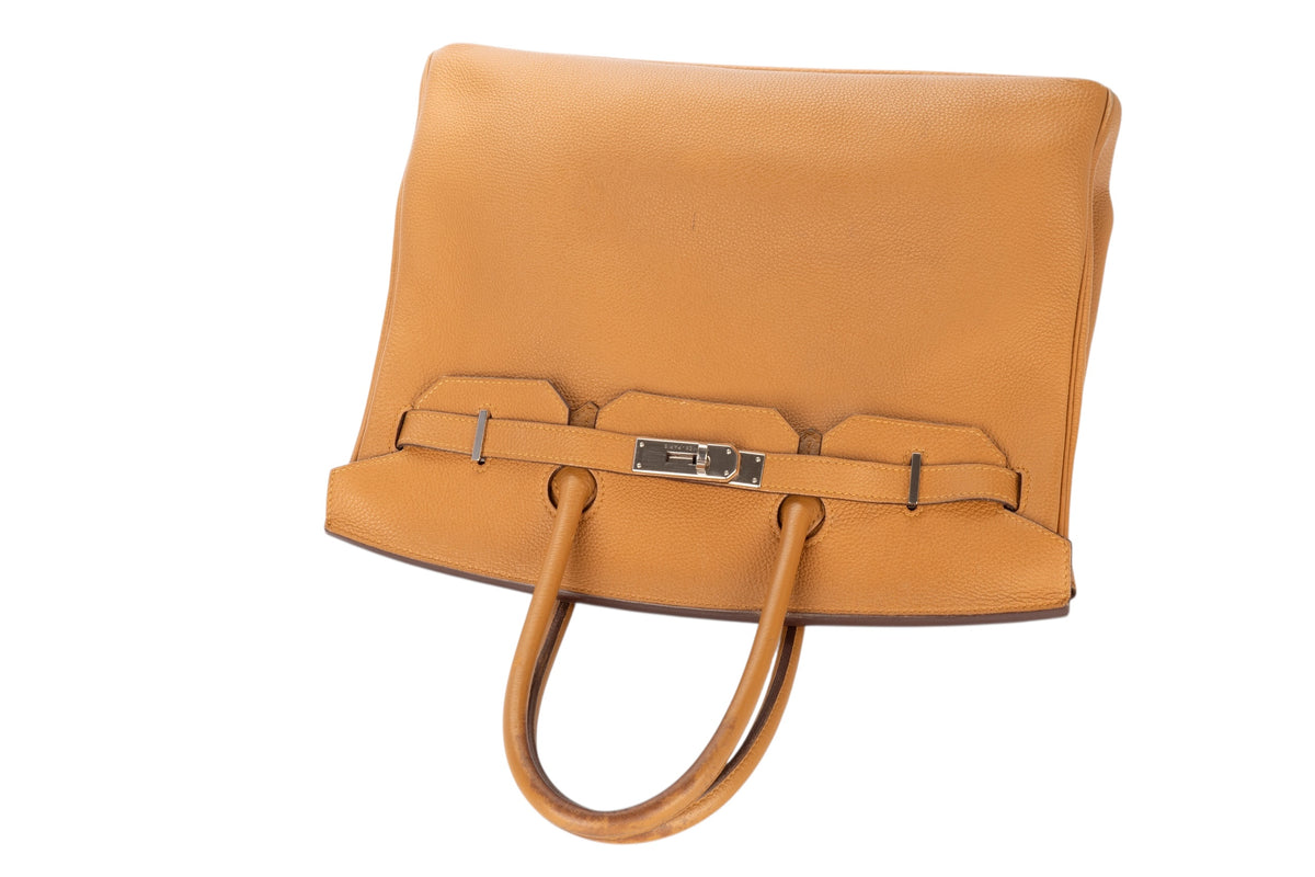 Hermès Birkin 35 Sesame Togo Palladium Hardware - view 8