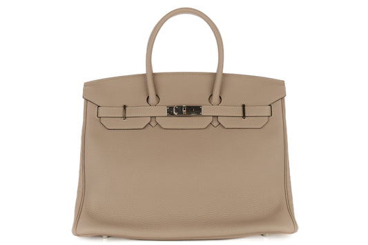 Hermès Birkin 35 Trench Togo Palladium Hardware - view 1