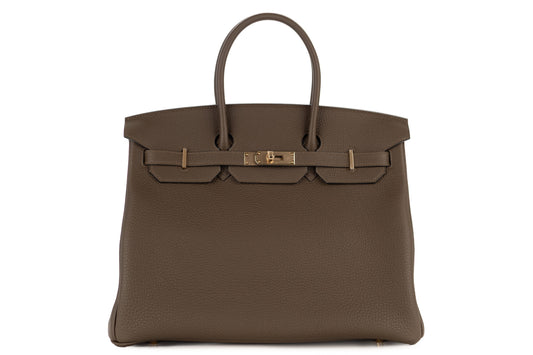 Hermès Birkin 35 Vert Loden Togo Permabrass Hardware - view 1