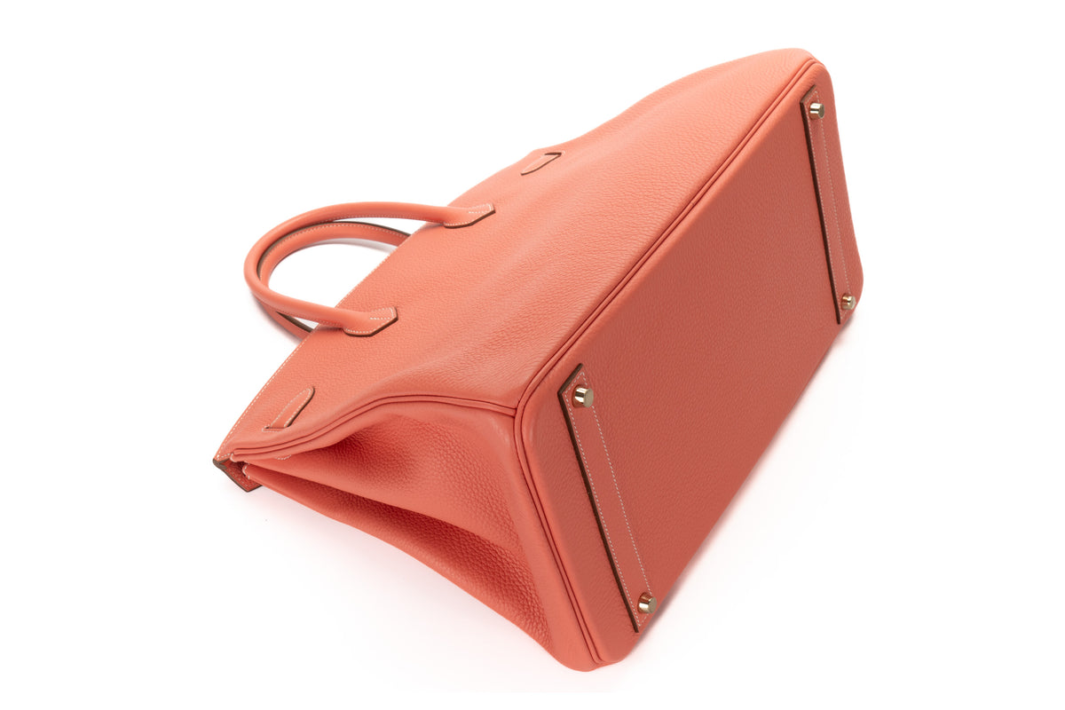 Hermès Birkin 40 Crevette Clemence Gold Hardware - view 11