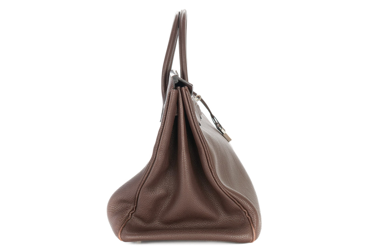 Hermès Birkin 40 Ebene Togo Palladium Hardware - view 5