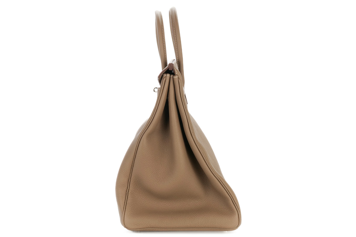 Hermès Birkin 40 Etoupe Togo Palladium Hardware - view 4