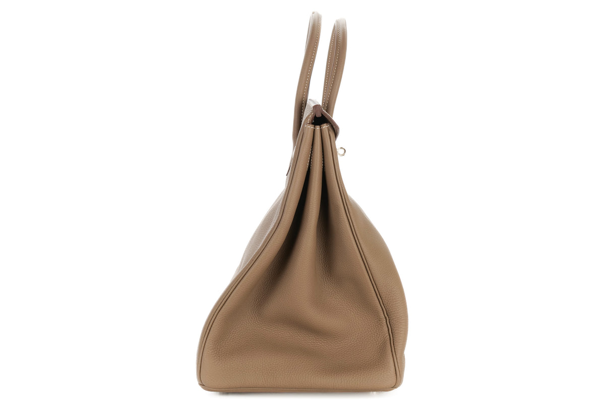 Hermès Birkin 40 Etoupe Togo Palladium Hardware - view 5