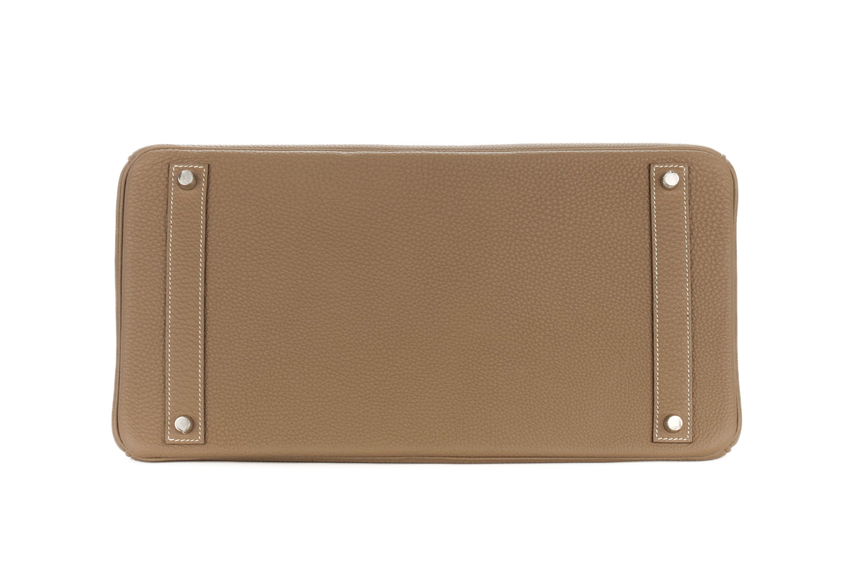 Hermès Birkin 40 Etoupe Togo Palladium Hardware - view 6