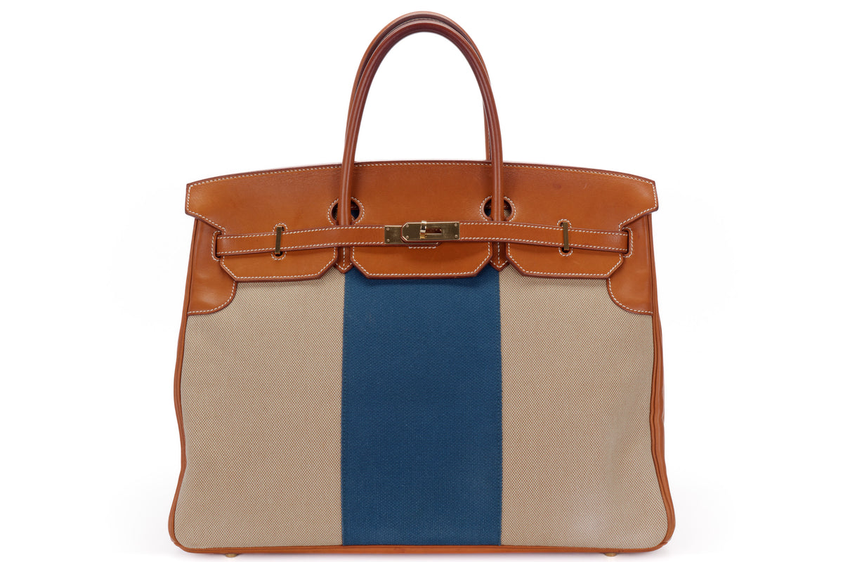 Hermès Birkin 40 Flag Canvas Permabrass Hardware - view 1