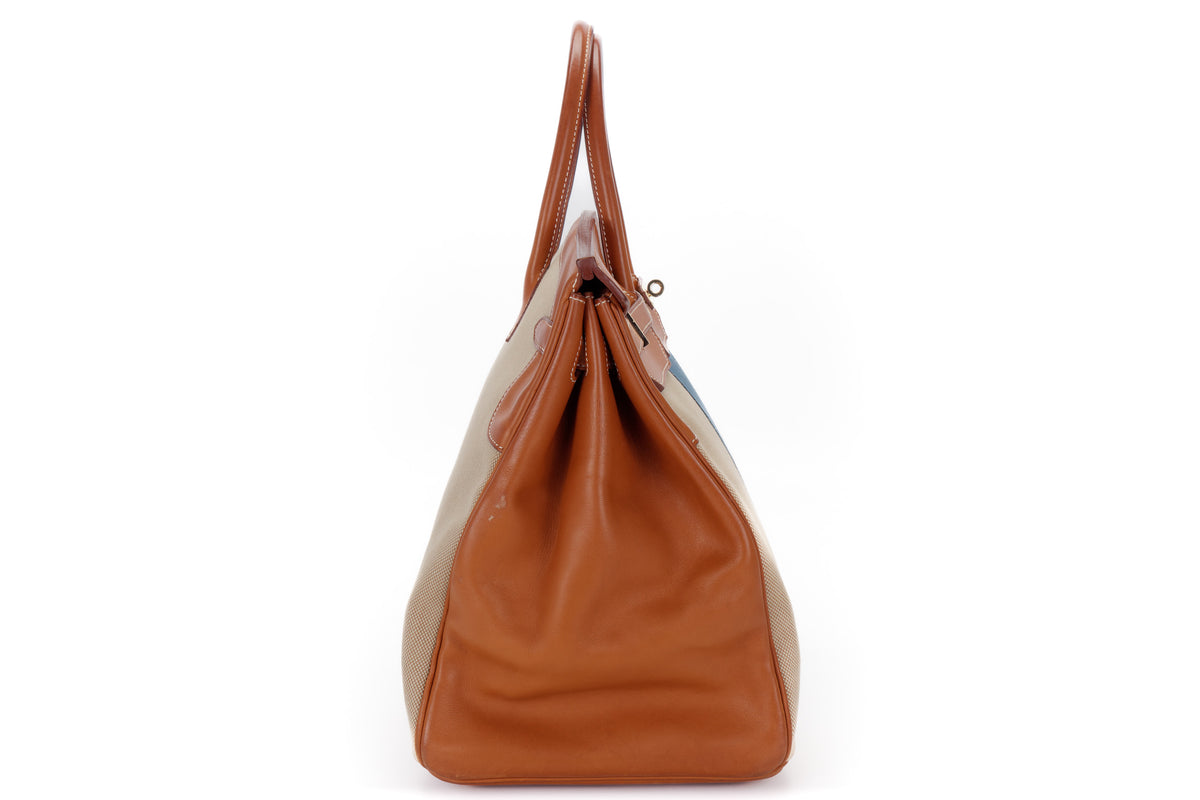 Hermès Birkin 40 Flag Canvas Permabrass Hardware - view 5