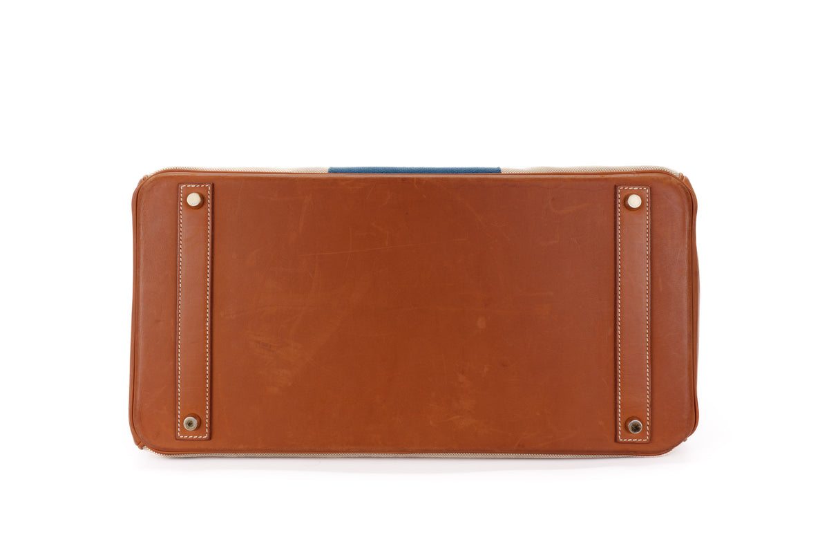 Hermès Birkin 40 Flag Canvas Permabrass Hardware - view 6